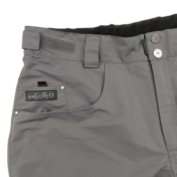 Planet Earth Ski Snow Pants Adults Large Gray Breathable Snowboarding Outdoor - Picture 3 of 12